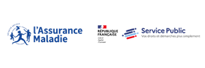 Logos Assurance Maladie et Service Public