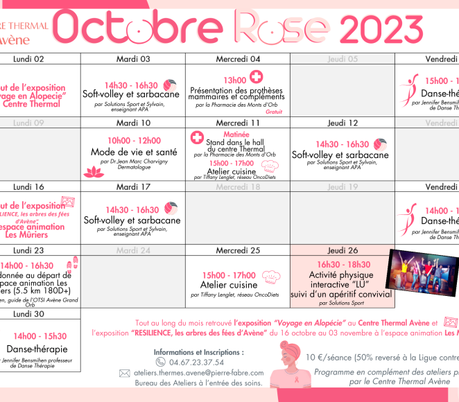 Programme Octobre Rose